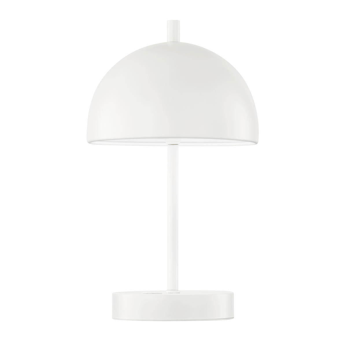 AKKU-TISCHLEUCHTE Kia 16/27 cm   - Weiß, Design, Metall (16/27cm) - Schöner Wohnen