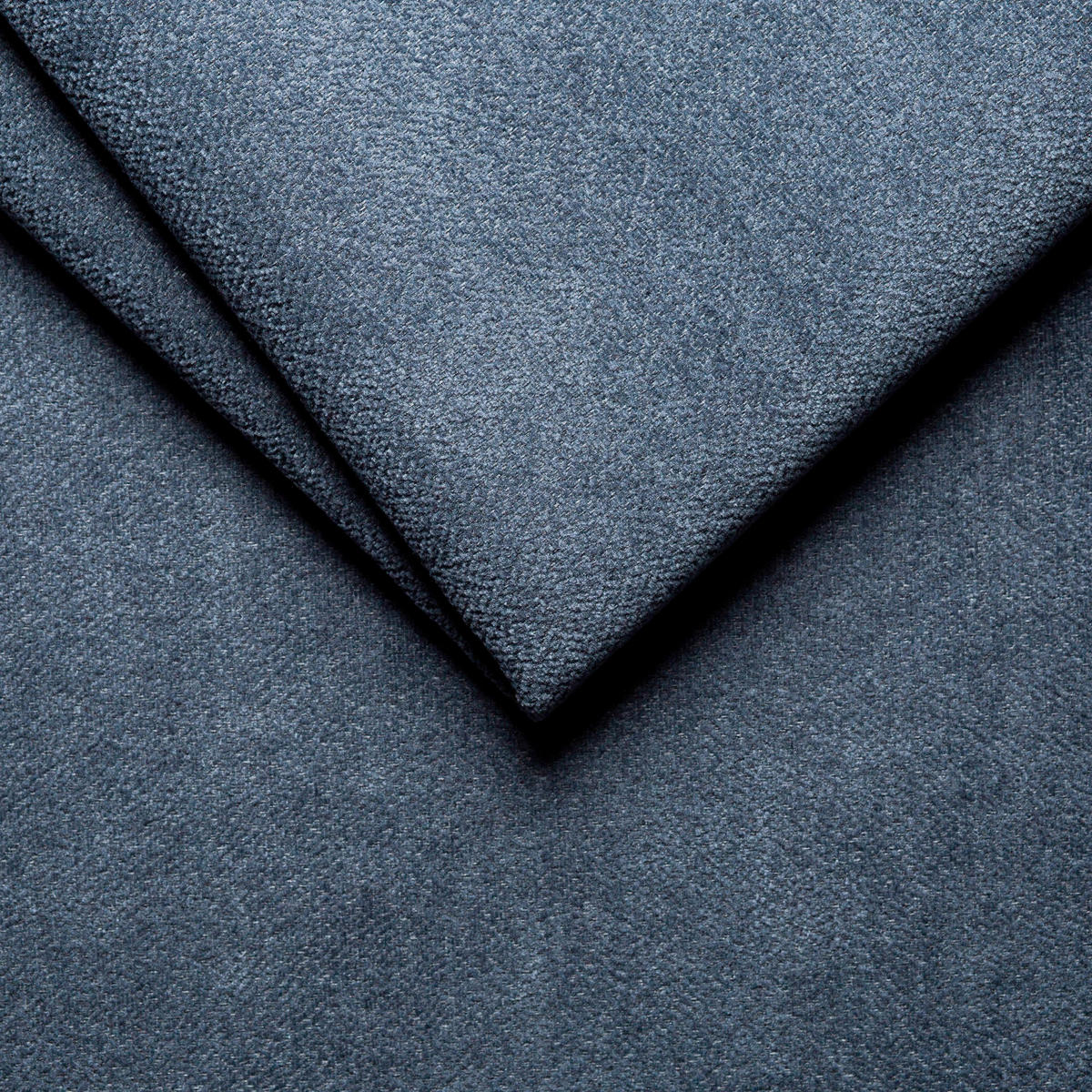 SCHLAFSOFA Flachgewebe Blaugrau  - Blaugrau/Schwarz, Konventionell, Holz/Textil (203/88/102cm) - Novel