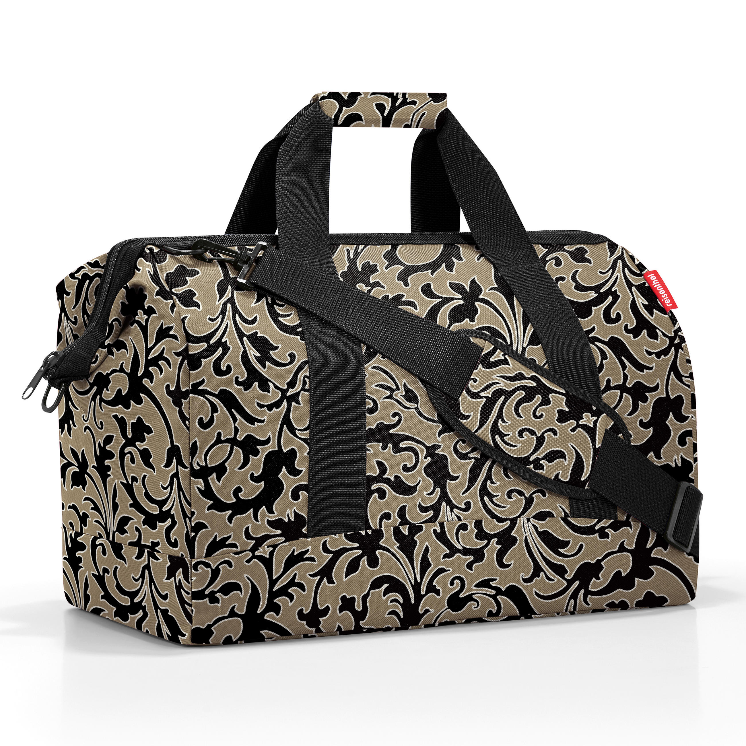 REISETASCHE  - Schwarz/Braun, Basics, Kunststoff (48/39,5/29cm) - Reisenthel