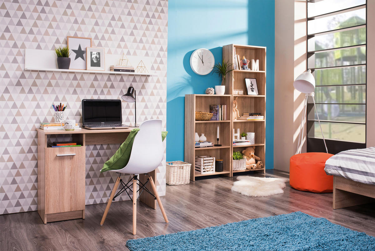 ÍRÓASZTAL 100/74/50 cm  - Sonoma tölgy, Basics, faalapú anyag (100/74/50cm) - Xora