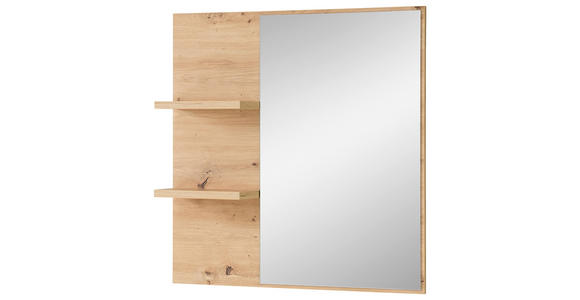 WANDSPIEGEL 78/80/17 cm - Eiche Artisan, Design, Glas/Holzwerkstoff (78/80/17cm) - Xora