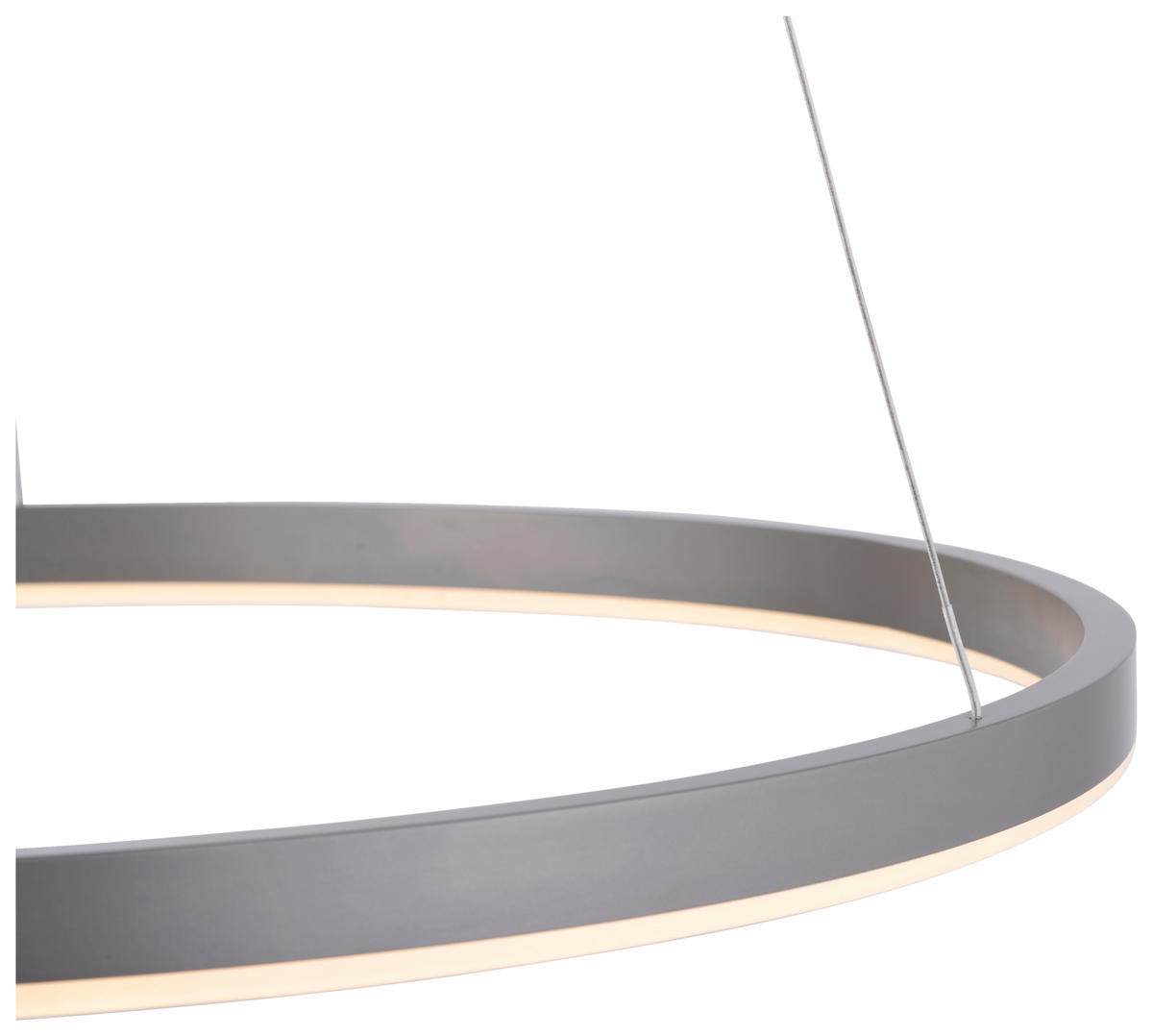 ZÁVĚSNÉ LED SVÍTIDLO, 58,5/58,5/120 cm  - barvy hliníku, Design, kov/plast (58,5/58,5/120cm)