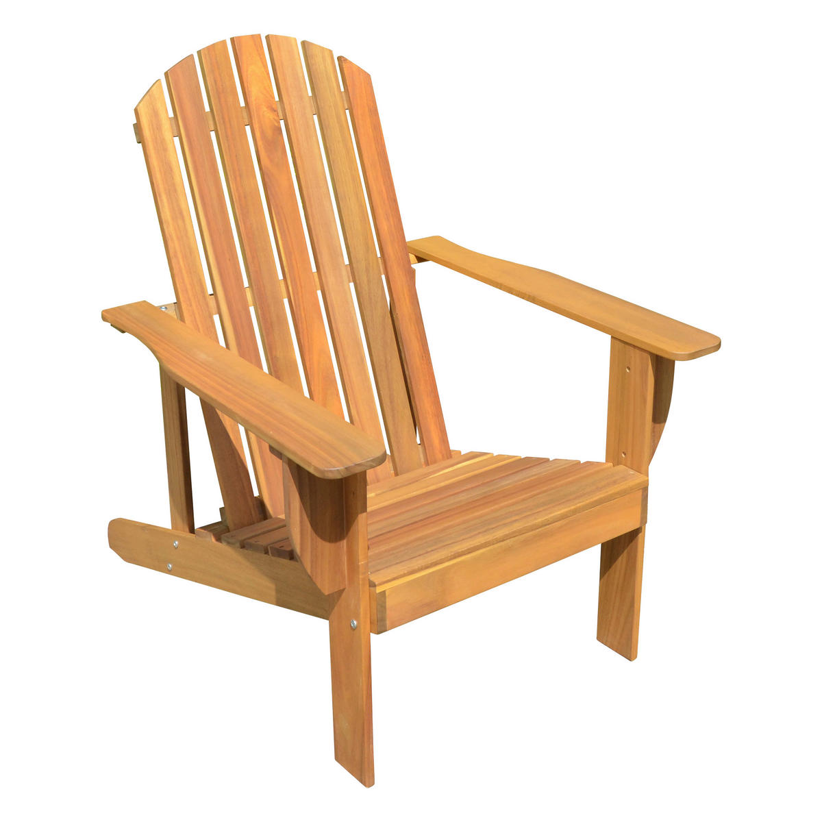 SLUNEČNÍ LEHÁTKO dřevo - bílá/barva eukalyptového dřeva, Basics, dřevo (142/70/93cm) - Gardenson