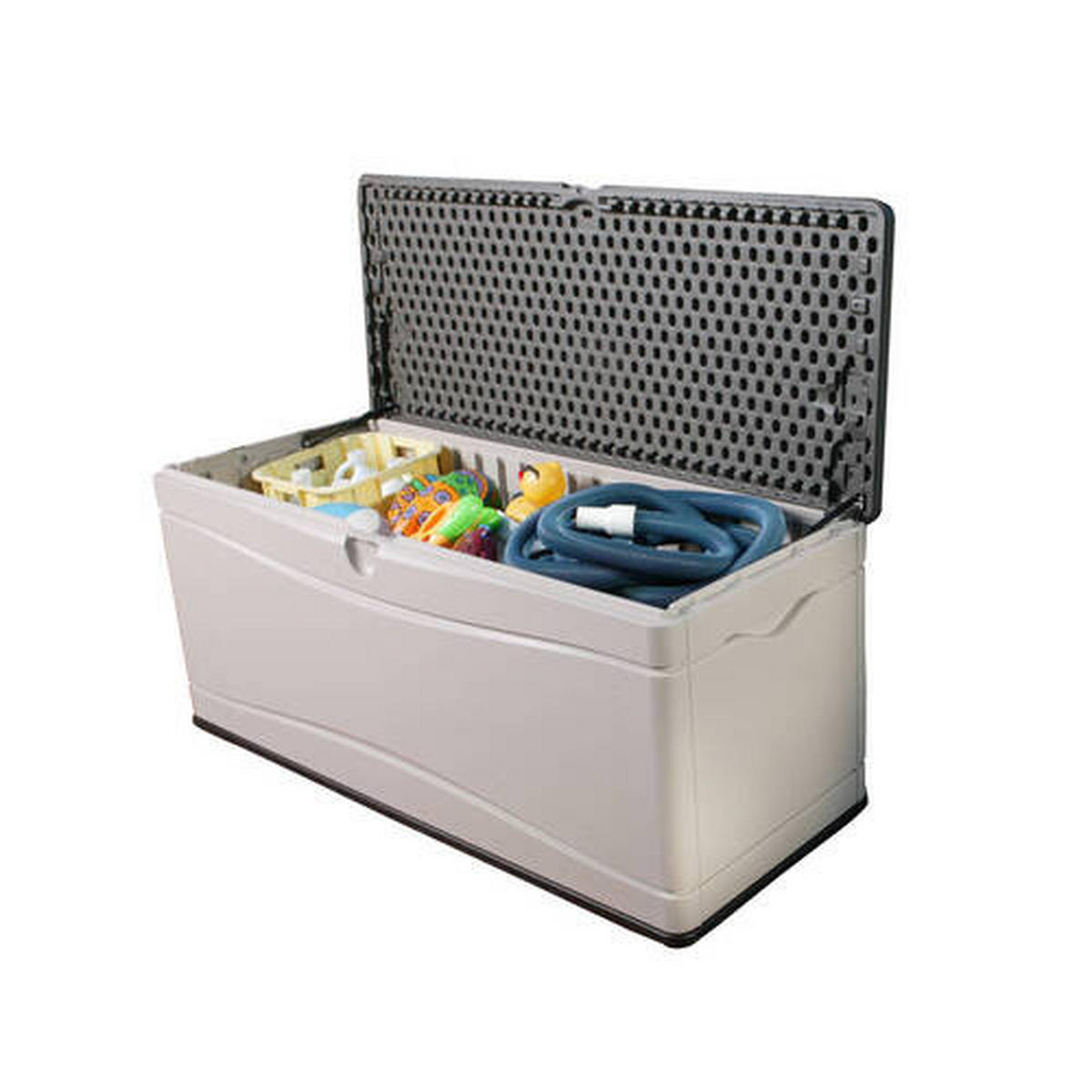 KISSENBOX 153/68/61 cm  - Grau, Basics, Kunststoff (153/68/61cm)