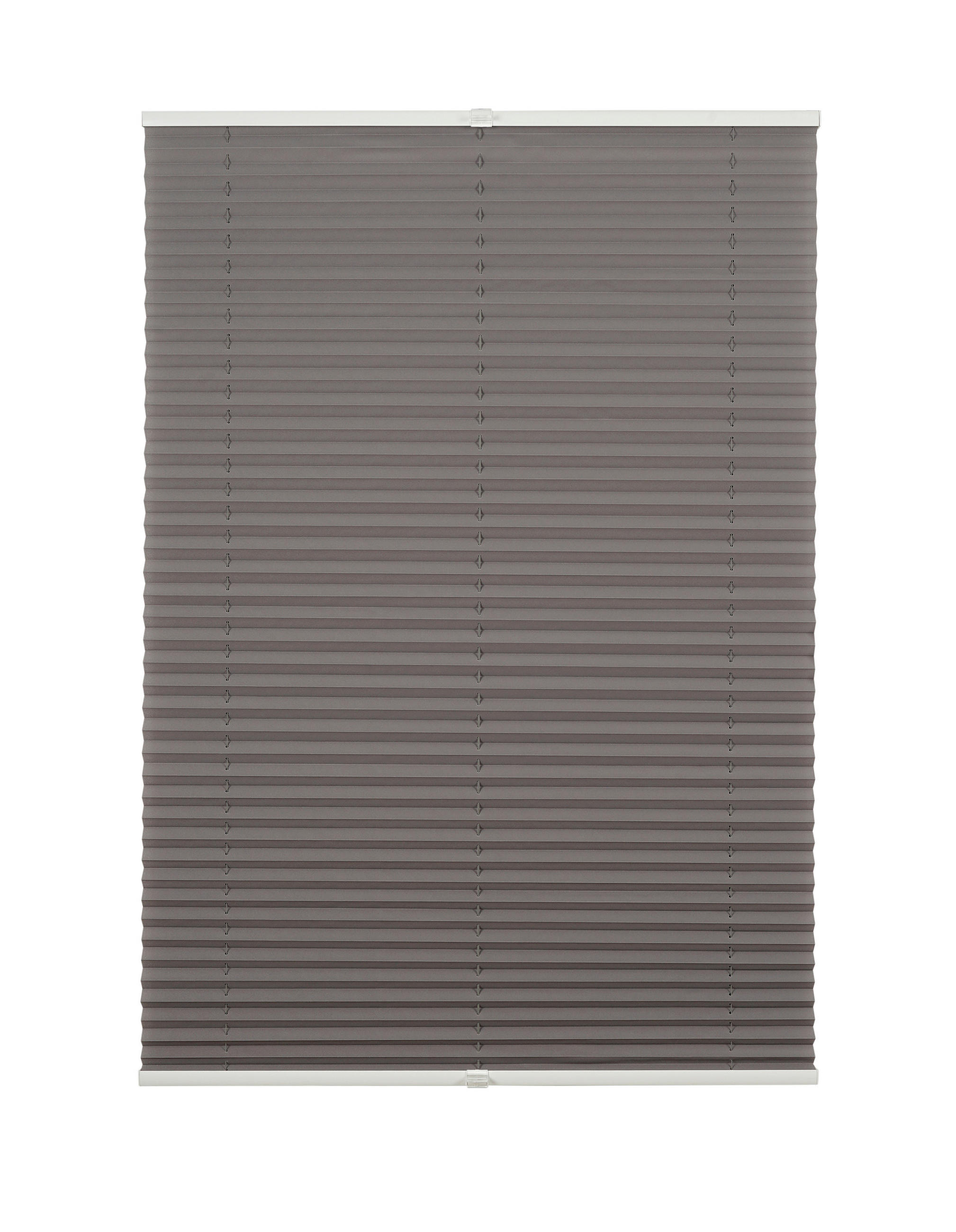 PLISSEE    40/100 cm   - Hellgrau, Basics, Textil (40/100cm) - Homeware