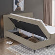 BOXBETT 140/200 cm  in Beige  - Beige/Schwarz, Design, Holz/Holzwerkstoff (140/200cm) - Xora
