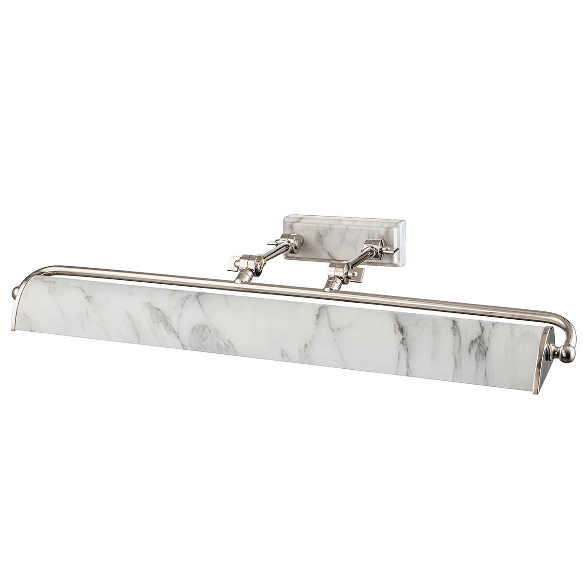 BILDERLEUCHTE   - Nickelfarben, KONVENTIONELL, Metall (12.7/70.3/31.8cm) - Elstead Lighting