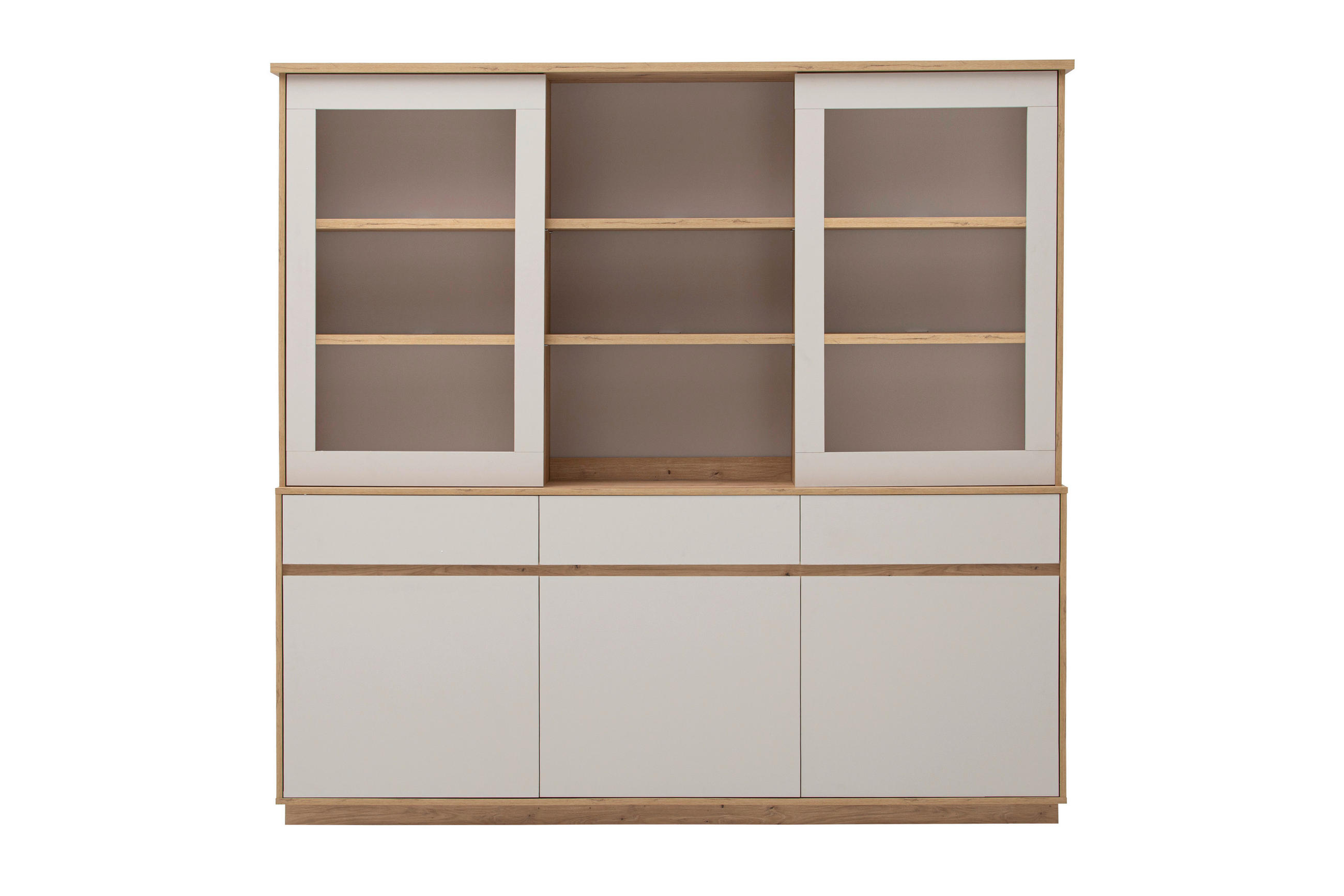 BUFFET 202/199/40 cm  in Kaschmir, Eiche Artisan  - Kaschmir/Eiche Artisan, Design, Holzwerkstoff (202/199/40cm) - MID.YOU