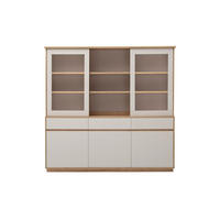 BUFFET 202/199/40 cm  in Kaschmir, Eiche Artisan  - Kaschmir/Eiche Artisan, Design, Holzwerkstoff (202/199/40cm) - MID.YOU