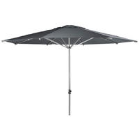 SONNENSCHIRM 400 cm Anthrazit  - Anthrazit/Silberfarben, Basics, Textil/Metall (400/400cm) - Doppler