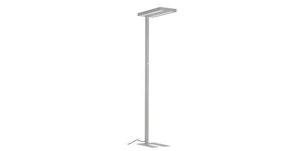 LED-STEHLEUCHTE 61/28/195 cm - Klar/Chromfarben, KONVENTIONELL, Kunststoff/Metall (61/28/195cm) - Novel