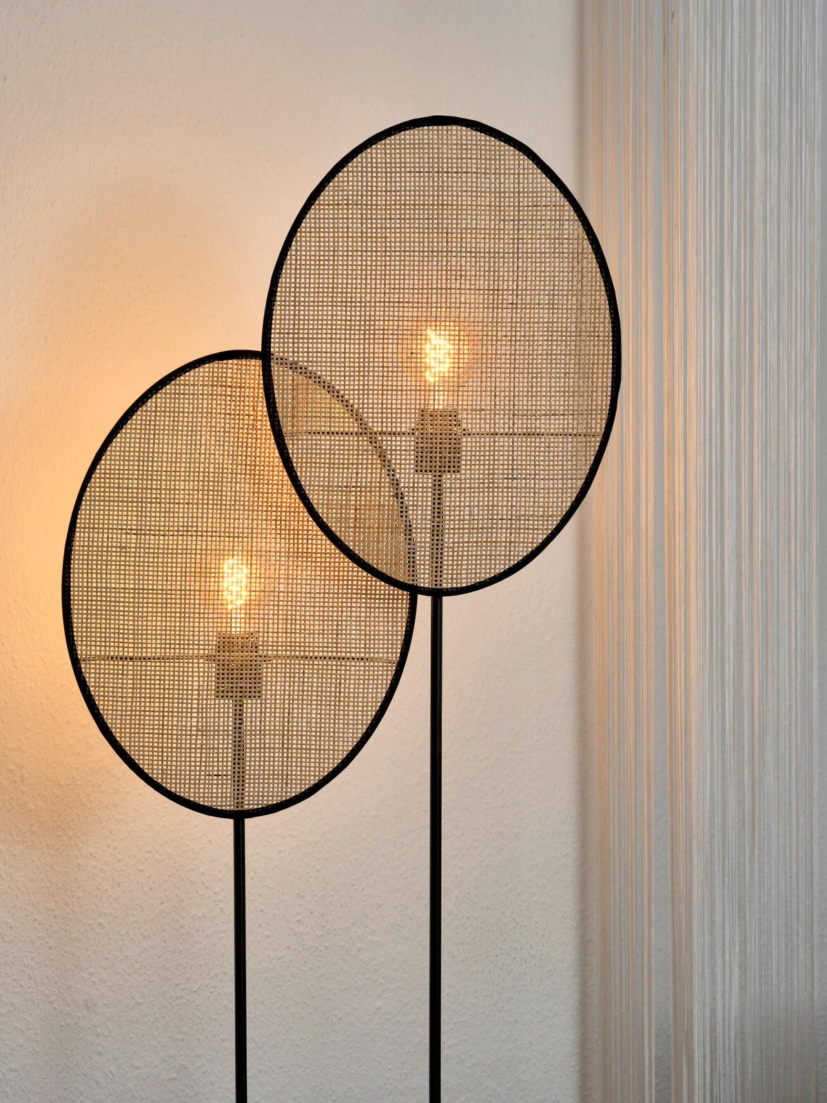 STEHLEUCHTE 52/15/170 cm   - Beige, Basics, Holz/Metall (52/15/170cm) - Osram