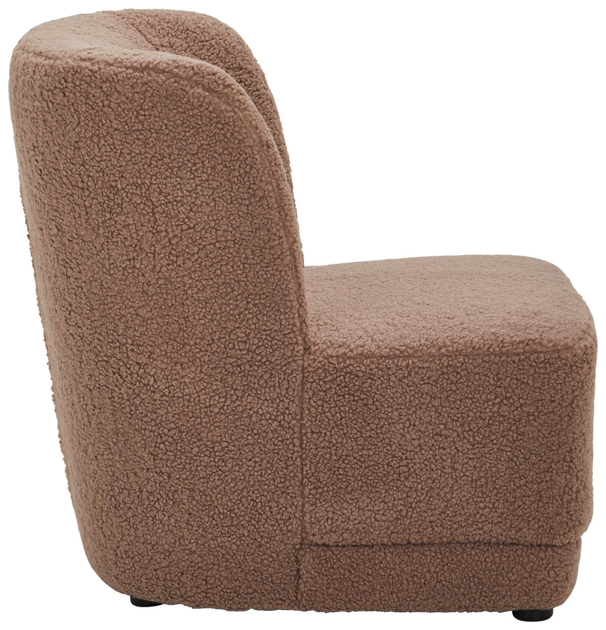 FOTELJ,  rjavosiva les, tekstil - rjavosiva, Design, tekstil/les (64/71cm) - MID.YOU