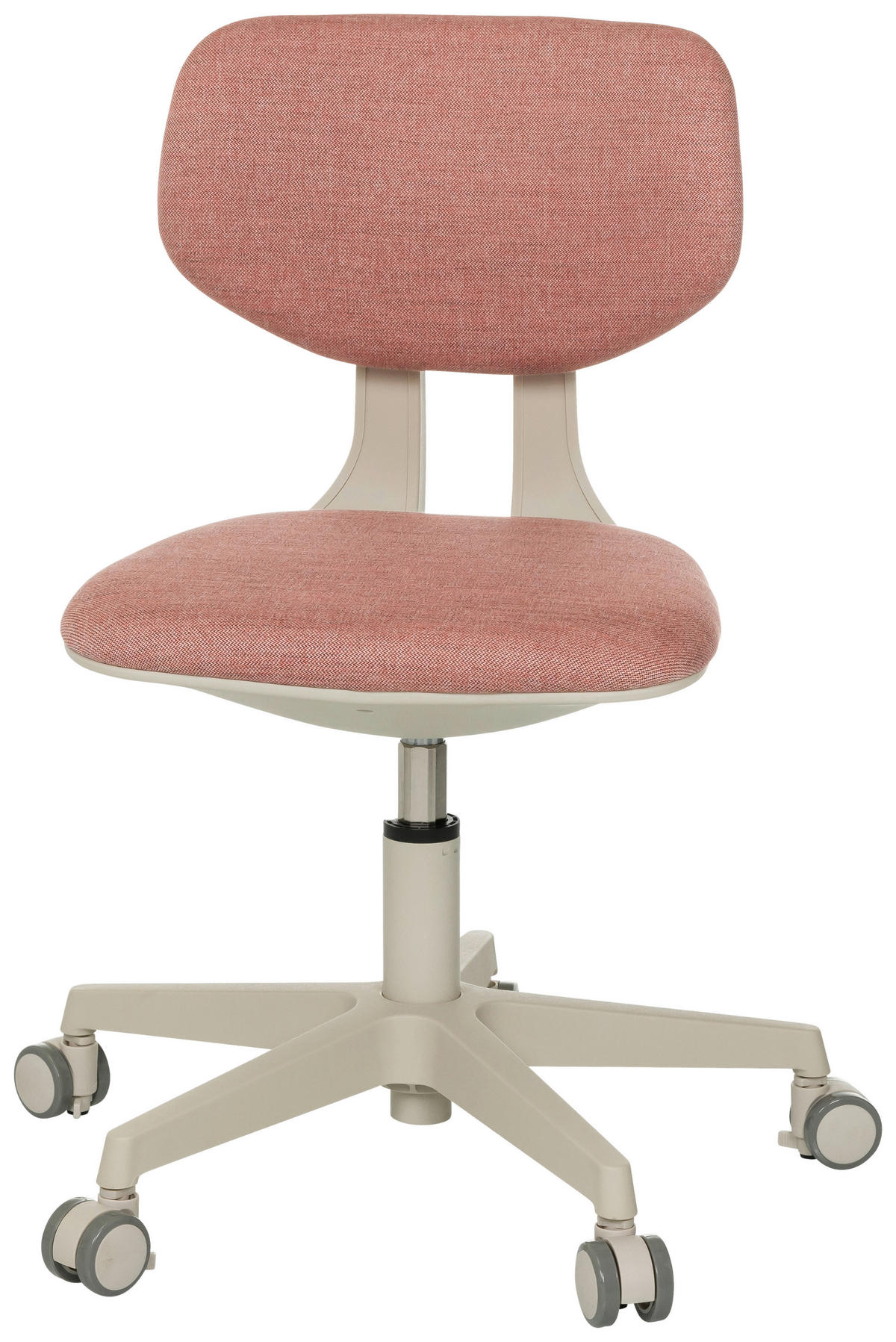 JUGENDDREHSTUHL Struktur Rosa  - Creme/Rosa, MODERN, Kunststoff/Textil (52/70 - 79/52cm) - MID.YOU