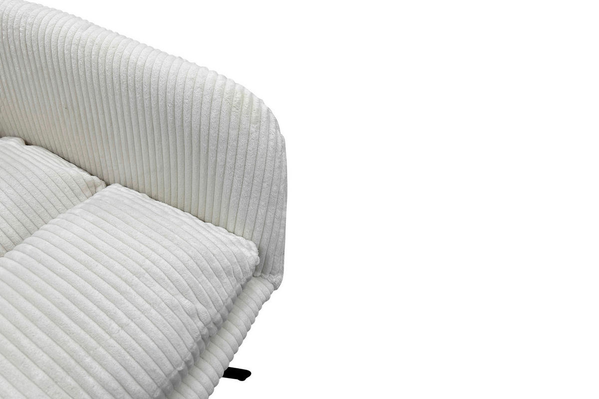 ARMLEHNSTUHL-SET 2 Stück  in Stahl Cord  - Schwarz/Weiß, Design, Textil/Metall (58/88/64cm) - MID.YOU