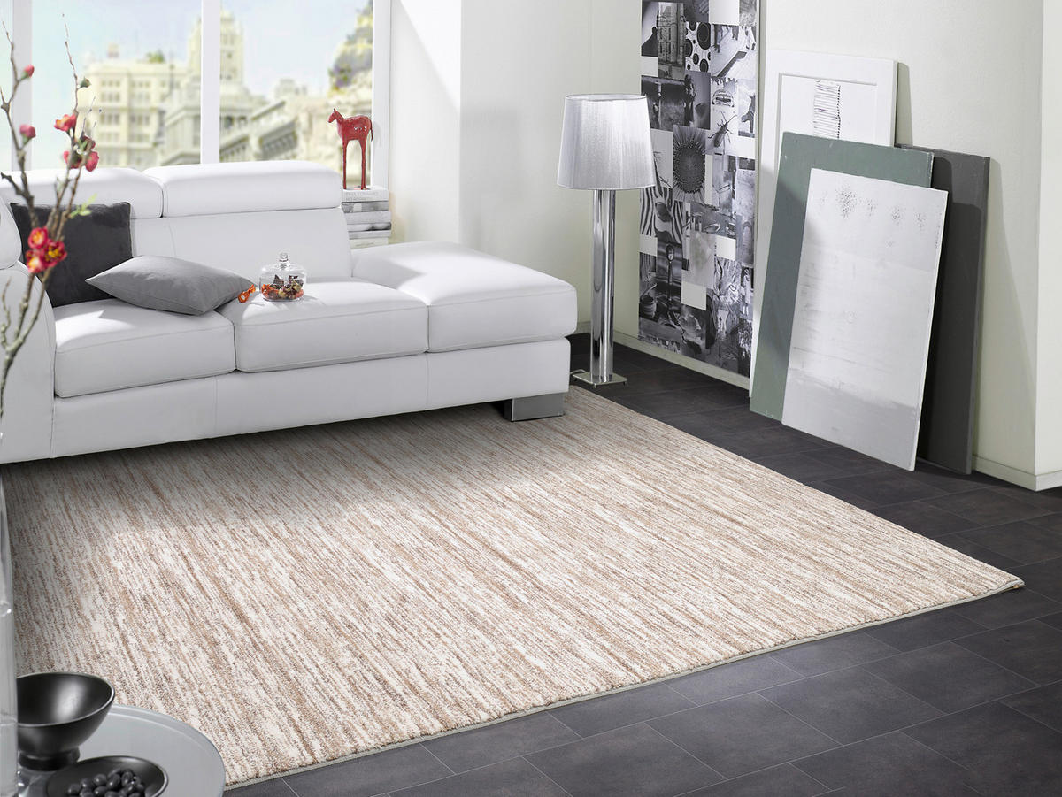 FLACHWEBETEPPICH 200/290 cm Sofi Lori Braun, Creme  - Creme/Braun, Design, Textil (200/290cm) - Novel
