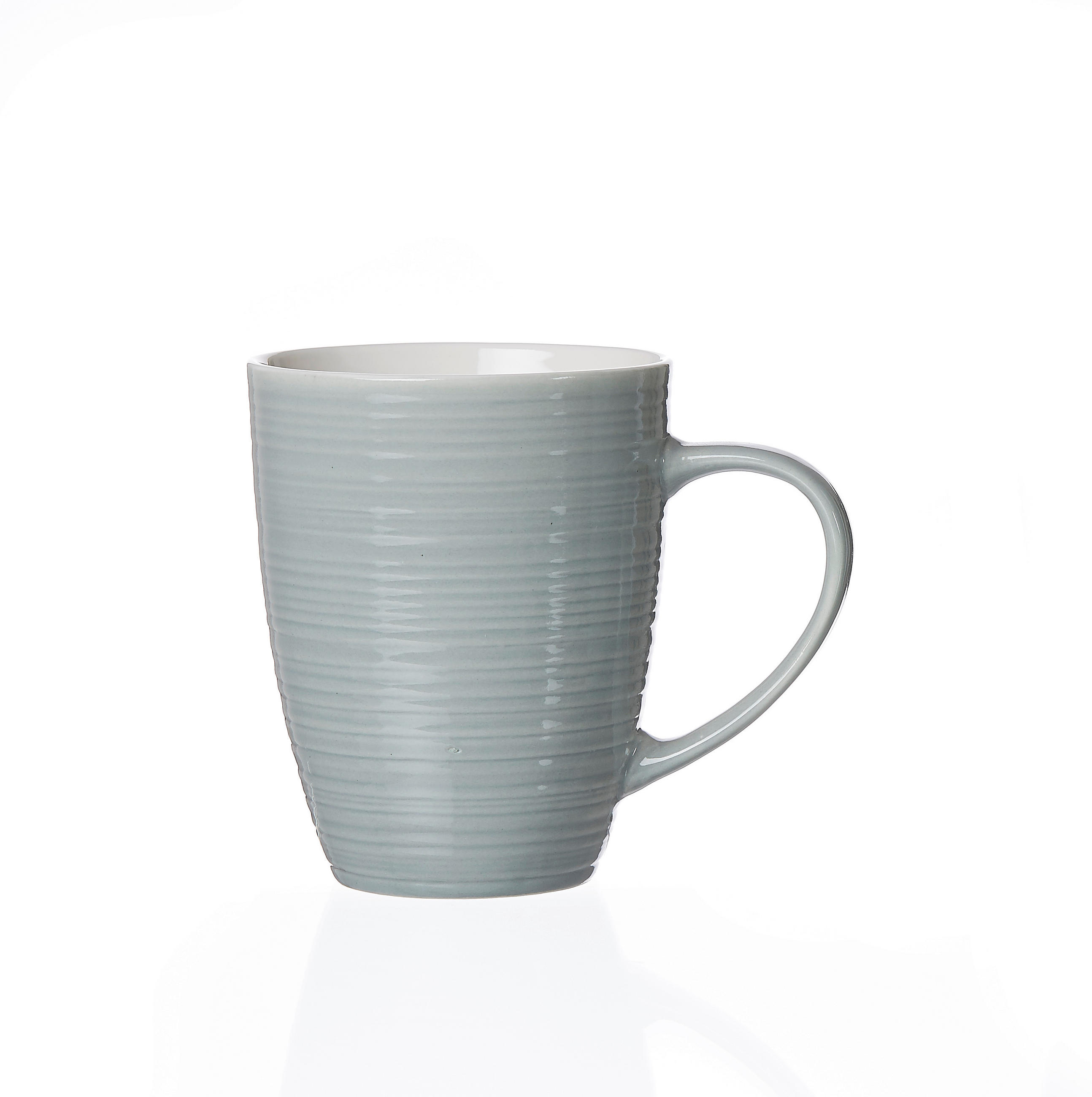 KAFFEEBECHER Suomi  310 ml   - Blau/Grau, Basics, Keramik (12/8/10cm) - Ritzenhoff Breker
