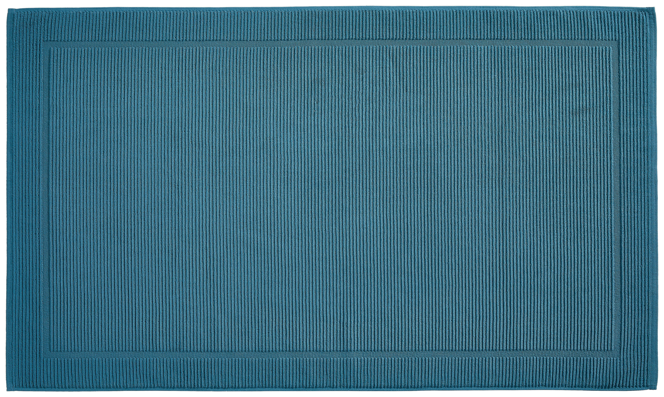 BADEMATTE Petrol 70/120 cm  - Petrol, Basics, Textil (70/120cm) - Bio:Vio