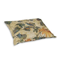 GARTENHOCKERAUFLAGE   50/9/50 cm  - Sandfarben/Blau, Basics, Textil (50/9/50cm)