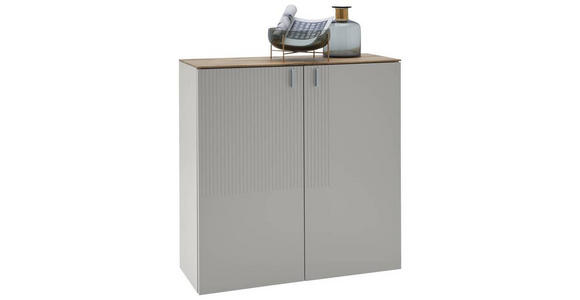 HÄNGESCHUHSCHRANK Eiche furniert Eichefarben, Sandfarben  - Sandfarben/Eichefarben, Design, Holz/Holzwerkstoff (93/94/36cm) - Dieter Knoll