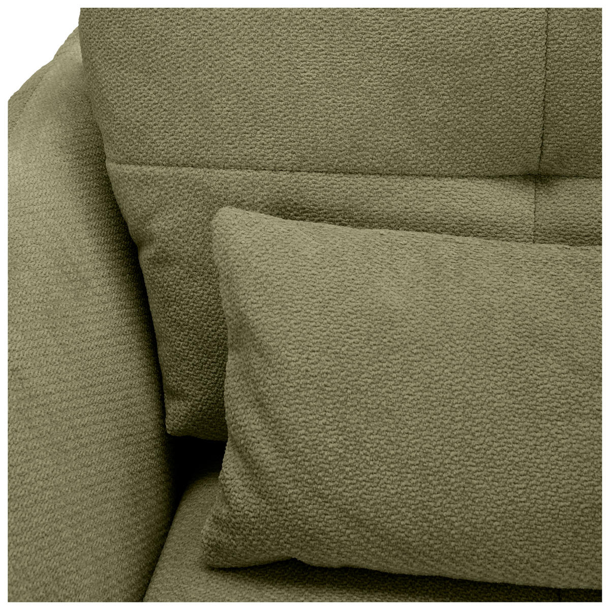 SESSEL in Webstoff Olivgrün  - Schwarz/Olivgrün, KONVENTIONELL, Textil/Metall (112/88/120cm) - Carryhome