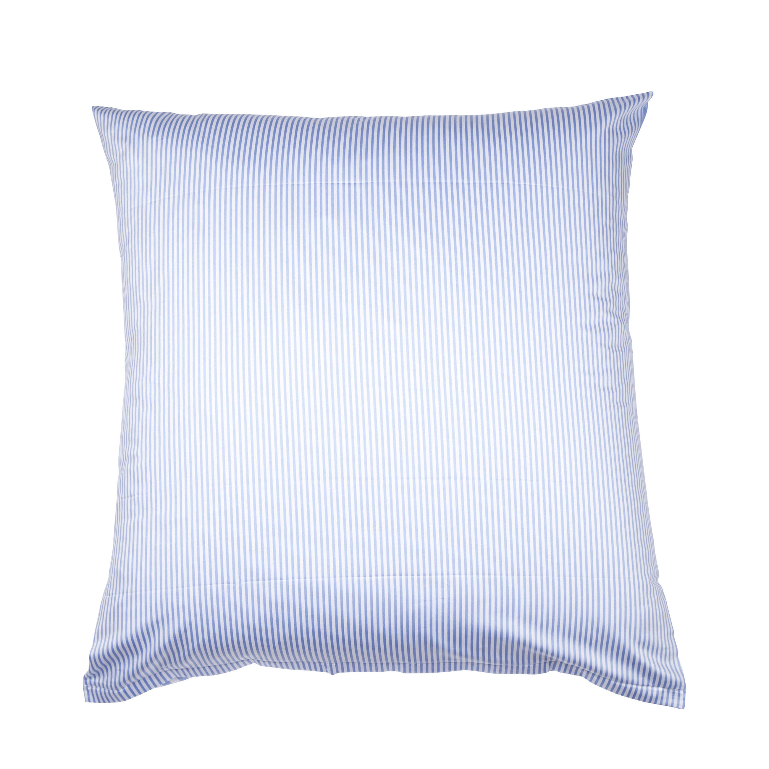 KISSENHÜLLE Giorgio 80/80 cm  - Weiß/Hellblau, KONVENTIONELL, Textil (80/80cm) - Janine