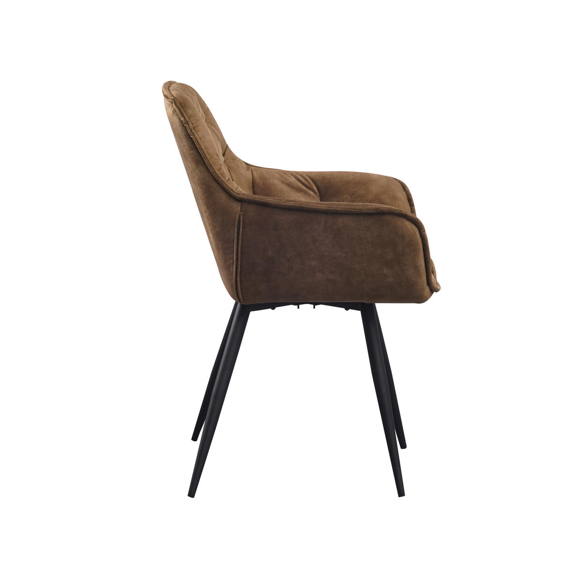 SADA ŽIDLÍ S PODRUČKAMI 2 kusy - černá/zelená, Moderní, kov/textil (54/86/53cm) - MID.YOU