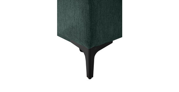 SCHLAFSOFA in Flachgewebe Dunkelgrün  - Dunkelgrün/Schwarz, Design, Textil/Metall (203/75/100cm) - Carryhome