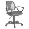JUGENDDREHSTUHL Grau  - Grau, Basics, Kunststoff (58/75-92/45cm) - MID.YOU