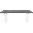 TISCHGESTELL in Metall 80/40/73 cm - Creme, Design, Metall (80/40/73cm) - Landscape