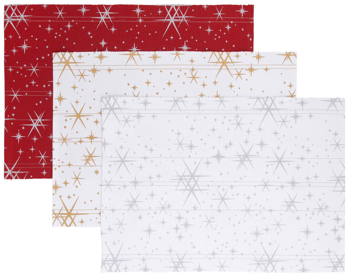PRESTIERANIE, bavlna, 33/48 cm - červená, Basics, textil (33/48cm) - X-Mas