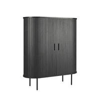 KOMMODE  in 100/118/40 cm  - Schwarz, Design, Holzwerkstoff/Metall (100/118/40cm) - Livetastic