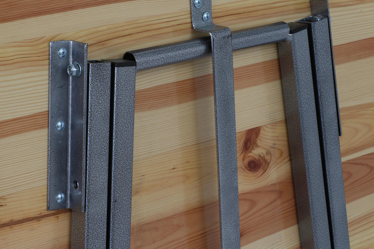 STEHTISCH Kiefer Grau, Naturfarben  - Naturfarben/Grau, MODERN, Holz/Metall (80/120/118cm) - Gardenson