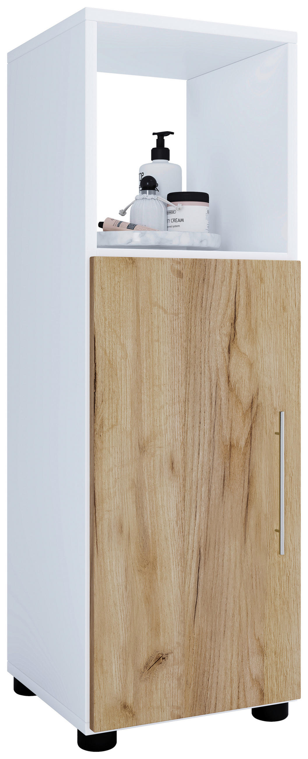 UNTERSCHRANK in   - Honigeiche/Weiss, Modern, Holzwerkstoff/Kunststoff (31/93/30cm) - MID.YOU