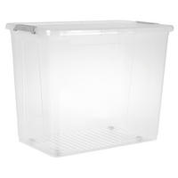 ÚLOŽNÝ BOX, plast - průhledné, Basics, plast (38/47/59cm)