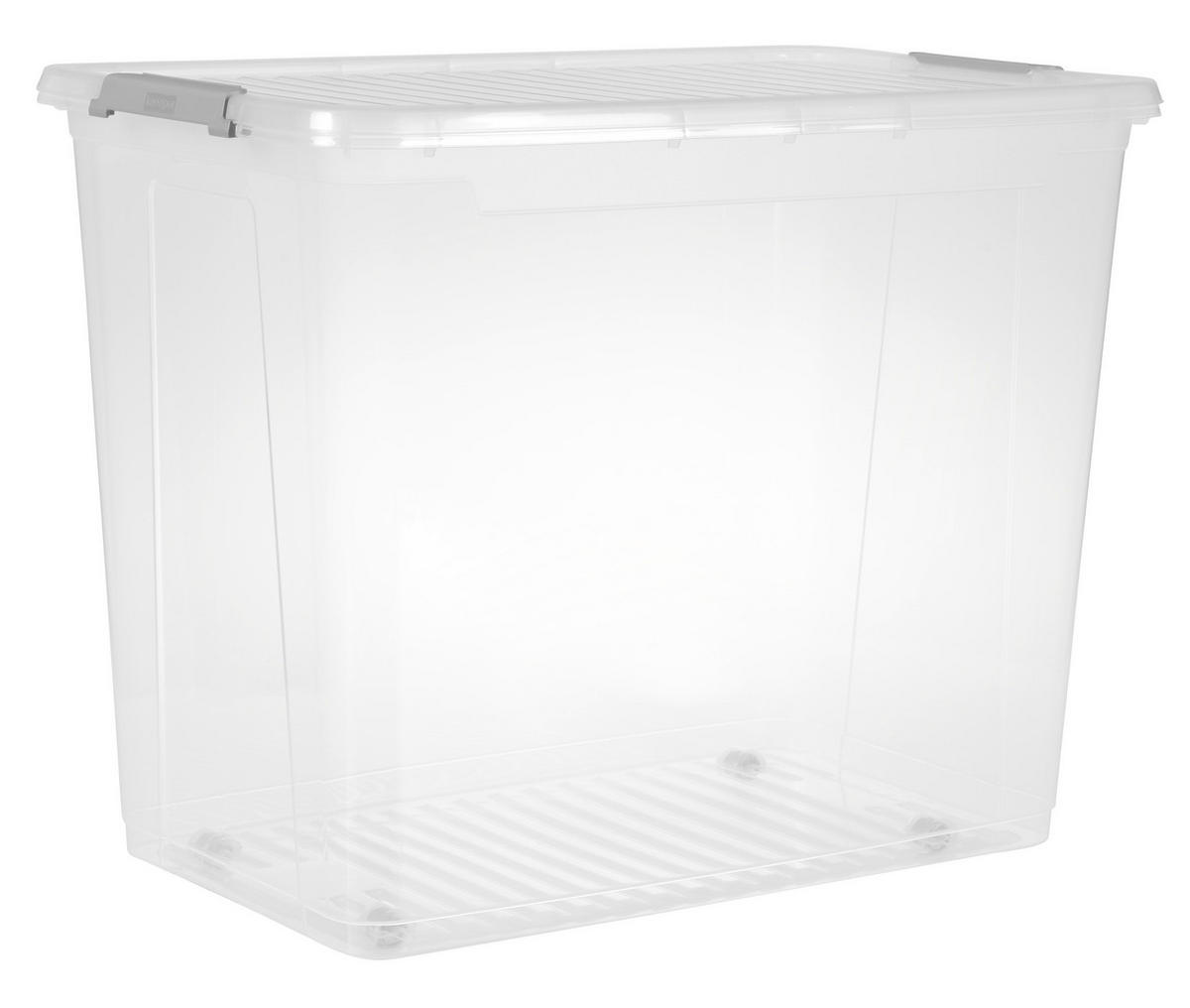 ÚLOŽNÝ BOX, plast - průhledné, Basics, plast (38/47/59cm)