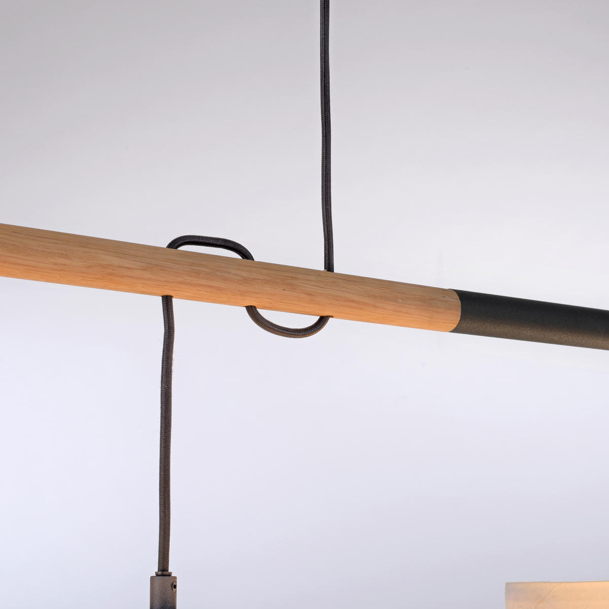 HÄNGELEUCHTE Sofie 107/44/120 cm   - Weiß, Natur, Papier/Metall (107/44/120cm)