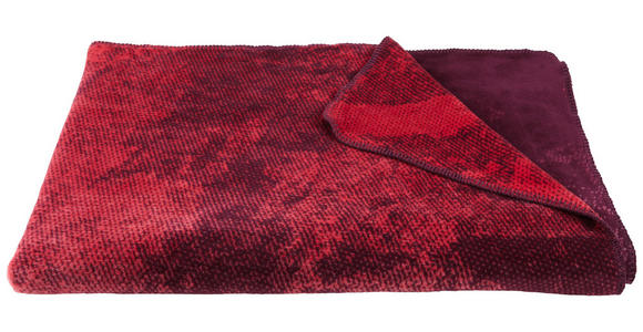 PLAID 150/200 cm  - Rot/Violett, Design, Textil (150/200cm) - Novel