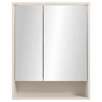 SPIEGELSCHRANK 60/75/20 cm  - Kaschmir, MODERN, Glas/Holzwerkstoff (60/75/20cm) - MID.YOU