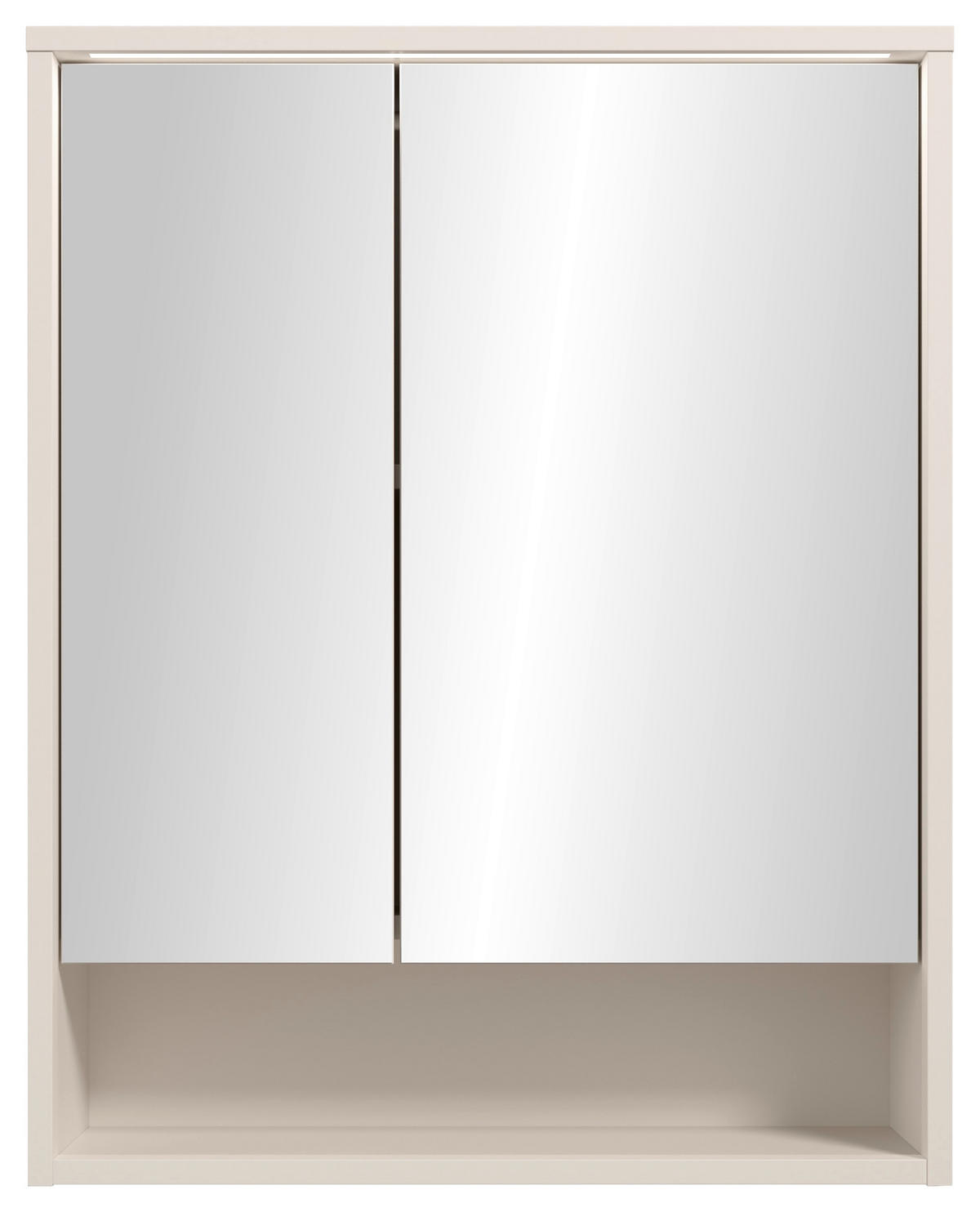 SPIEGELSCHRANK 60/75/20 cm  - Kaschmir, MODERN, Glas/Holzwerkstoff (60/75/20cm) - MID.YOU