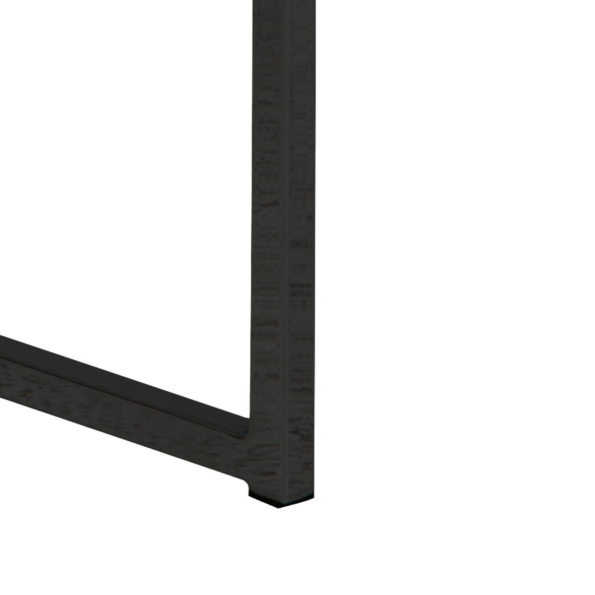 KLUB STOČIĆ  crna, bela  - bela/crna, Trendi, staklo/metal (80/80/45cm) - Carryhome
