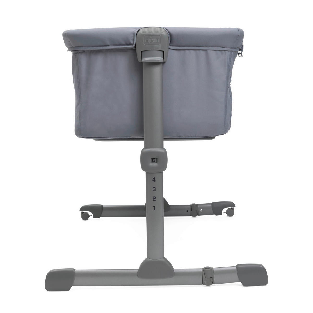 BEISTELLBETT NEXT2ME ESSENTIAL  - Grau, Basics, Textil/Metall (98/65/80/70,5cm) - Chicco