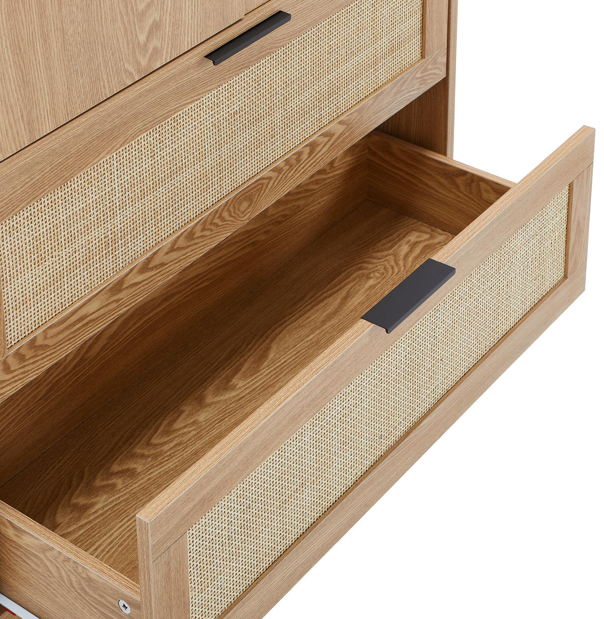GARDEROBENSCHRANK  in 80/190/40 cm  - Schwarz/Naturfarben, Natur, Holz/Holzwerkstoff (80/190/40cm) - MID.YOU
