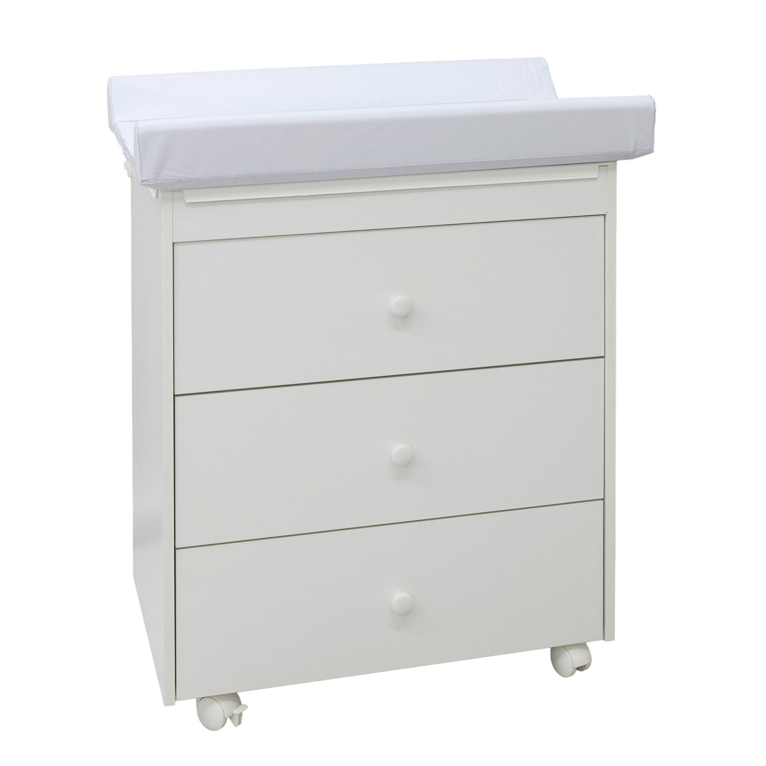 STOL ZA PREVIJANJE  LISABON2  - bijela, Basics, drvo (47/76/97cm)