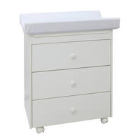 STOL ZA PREVIJANJE  LISABON2  - bijela, Basics, drvo (47/76/97cm)