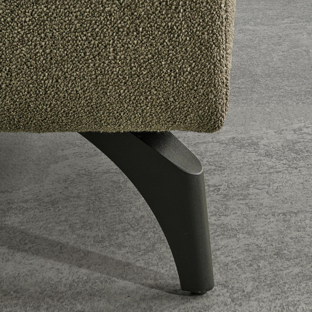 ECKSOFA Flachgewebe Taupe  - Taupe/Anthrazit, Konventionell, Textil/Metall (272/233cm) - Himolla Komfortklass