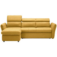 ECKSOFA  in Mikrofaser Gelb  172/240 cm  - Gelb/Schwarz, Design, Kunststoff/Textil (172/240cm) - Stylife
