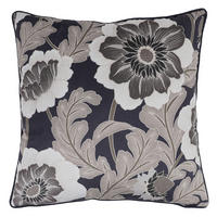 DEKORAČNÍ POLŠTÁŘ 45/45 cm - černá, Konvenční, textil (45/45cm) - Novel