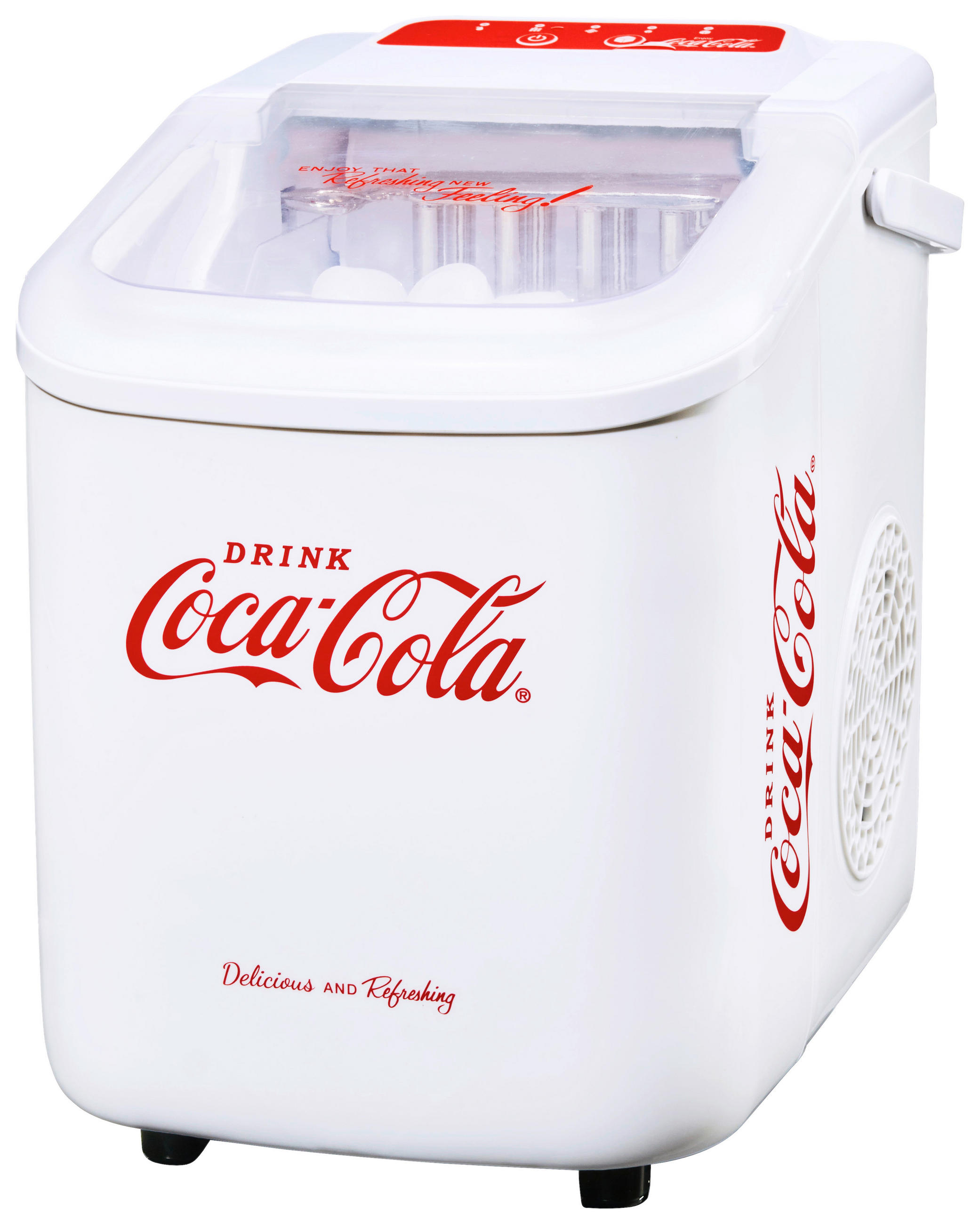 EISWÜRFELMASCHINE  - Rot/Weiß, Basics, Kunststoff (22.2/29.4/29cm)