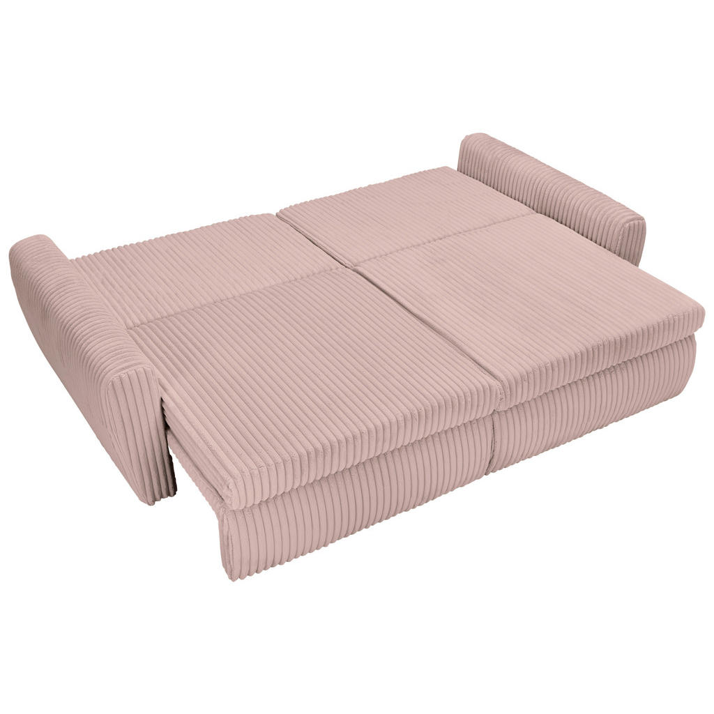 Thumbnail - Carryhome Schlafsofa, Rosa, Textil, 2-Sitzer, Füllung: Schaumstoff, 240x90x120 cm, Stoffauswahl, Liegefunktion, Schlafen...